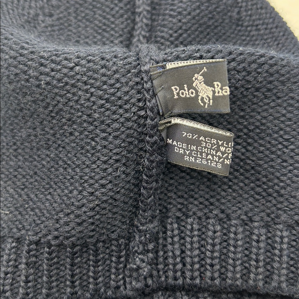 Polo Ralph Lauren Wool Blend Skull Beanie - Picture 4 of 5